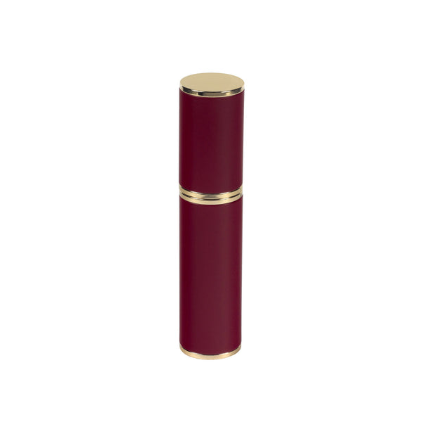 TRAVEL/PURSE PERFUME ATOMIZER: LACQUERED, BORDEAUX